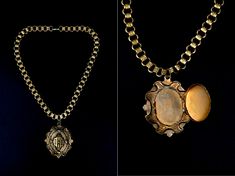 "Antique brass victorian necklace. Large two inch very detailed engraved pendent with a secret locket in back. Book chain with tension clasp closure in back.  Condition | very good, light overall wear, some oxidation on edges of center, some wear and misshape to jump ring. Measurements ✂--- Best fit |  Most Pendent | 2 \" x 1 1/2\" Total length | 21 \" ★★Visit The Shop★★ http://www.etsy.com/shop/seaofvintage ➸ Find the shop on Instagram for peekaboo sales & other earthly treasures.  Instagram | Victorian Locket Necklace, Antique Medallion Locket Necklace, Brass Medallion Necklace With Locket Pendant, Victorian Medallion Locket Necklace, Bronze Medallion Locket Necklace, Brass Medallion Necklace Amulet With Locket, Antique Engraved Brass Medallion Necklace, Ornate Brass Medallion Locket Necklace, Ornate Medallion Necklace For Memorial