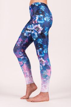 Downward dog or dance at the festival with your friends with a little feminine & edge all at once. The ‘Le Fleur' legging was inspired by wild flower fields and french countryside, perfect for picking a bouquet or observing a butterflies flight.These leggings are great for a variety of activities like surfing, SUP, yoga, spinning, running, or leaving the gym still look cute.-Moisture Wicking-Quick drying-Four-way stretch, which means fabric stretches and recovers both on the cross and lengthwise Gymnastics Clothes, Surf Yoga, Fun Questions, Flower Leggings, Prom Dress Shoes, Sup Yoga, Gymnastics Outfits, Artistic Gymnastics, Downward Dog