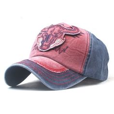 Embroidered Applique Unisex Adjustable Distressed Denim Hats Baseball Cap Topee Specification: Adjustable Metal Buckles Closure -- Adjustable strap back, you can easy adjust to fit your head, one size fits most, better for petite women too. Premium Material -- Great Smooth Texture and Long Lasting Durability,soft, comfortable, durable and lightweight Embroidered eyelets on crown, perfect stitching on visor, durable stitching for everyday wear. A very unique gift for friends and family, your mom, Denim Hats, Men Embroidery, Baseball Snapback, Embroidery Vintage, Running Hats, Snapback Caps, Cap For Men, Winter Hats For Men, Golf Hat