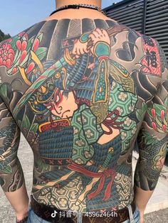 Irezumi Tattoos Back, Japanese Back Piece Tattoo, Traditional Japanese Back Tattoo, Japanese Body Suit Tattoo, Back Japanese Tattoo, Japanese Tattoo Back, Japanese Full Back Tattoo, Japanese Back Tattoos, Japanese Back Piece