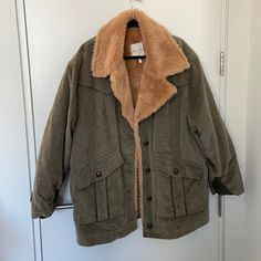 New And Never Worn Lucy And Yak Corduroy Jacket, Forest Green Coats, Jackets For Short Women Winter Coats, Jd Heathers Trench Coat, Plus Size Corduroy Jacket, Green Corduroy Sweater, Winter Coat Outfits Aesthetic, Target Coats, Winter Jackets Aesthetic