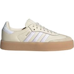 NEW adidas Originals SAMBAE Women's Casual Shoes WONDER WHITE/CLOUD WHITE/SILVER METALLIC US Sizes 5-11 NIB These adidas Sambae shoes add a modern twist to an iconic design. Once an indoor football shoe, this version is made with a smooth leather upper, translucent gum rubber outsole and premium embroidered 3-Stripes that let the look transition seamlessly to the streets. Subtle details like a stitch-and-turn toe cap make a stylish statement." Synthetic upper offers durability. Lightweight EVA midsole offers comfort. Regular fit Lace closure Nubuck and leather upper Textile lining Translucent gum rubber outsole Style Codes: ID0435 / ID0438 / IG5744 / ID0436 / ID0440 / IF7162 / ID0434 RETURN POLICY All returned items MUST be in unworn or unused condition to qualify for a return. Returns wil Indoor Football, Women's Casual Shoes, White Cloud, Football Shoes, Iconic Design, Things Happen, Cloud White, Casual Shoes Women, Lace Closure