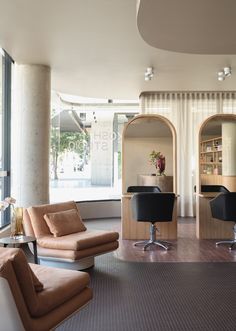 the salon is clean and ready to be used for people to do their hairdressers