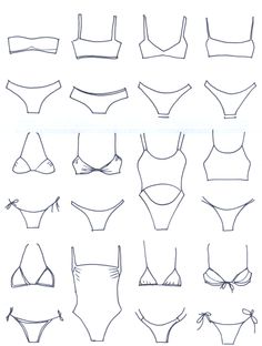 how to draw swimsuits for beginners step by step drawing instructions and pictures