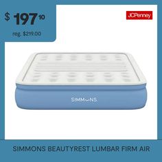 an inflatable mattress is on sale for $ 19 99