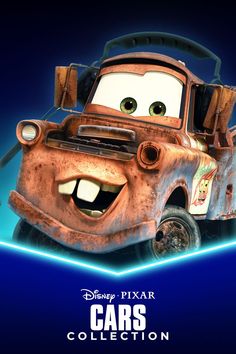 the character cars from disney pixar is smiling