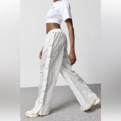 Super On Trend, Track Pants Snap Pants, P E Nation, Pe Nation, Track Pants, Pant Jumpsuit, Color White, Pants For Women, Track, Pants