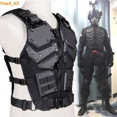 Outdoor Special Forces Sports Tactical Vest CS Protective Combat Vest Body Armor Package:1pc   Brand new and high-quality   Fabric：EVA protective board; Polyester; High elastic sponge   This vest is suitable for people weighing less than 85kg.   Note:   1.Manual measurement of dimensions with an error of 1-3cm is normal.   (Size: 1cm = 0.394 inch, 1 inch = 2.54cm)   2.The real color of the item may be slightly different from the pictures shown on website caused by many factors such as brightness of your monitor and light brightness. PaymentDelivery detailsTerms of salesAbout usContact us Payment   We accept PayPal/ Google Pay /Visa / Master Card /Amex /Discover Payments If you have any questions about payment. Please feel free to contact me.  Delivery details   After you place the order, w Bulletproof Vest Fashion, Combat Vest, Bulletproof Clothing, Tactical Suit, Molle Vest, Combat Clothes, Combat Suit, Tactical Armor, Armor Vest