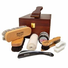 #ad Premium Quality Cedar Shoe Shine Kit For Leather Footwear - Gift Set Size: One Size, Fashion women's Shoes Shoe Restoration, Burning Man Boots, Leather Shoe Care, Shoe Shine Box, Shoe Shine Kit, Shoe Care Kit, Leather Footwear, Shoe Brushes, Shoe Polish