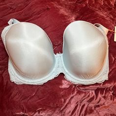 Underwire Powder Bra Nwt. Never Worn. Size 38g Minimiser Bra, T Shirt Bra, Women's Intimates, Color Blue, Bra, Women Shopping, T Shirt, Blue, Beauty