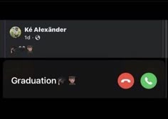 an image of two different texts on the same screen, one is for graduation and the other is for congratulations