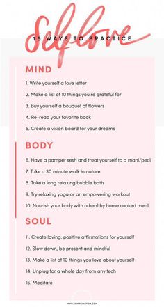 Loving yourself can be very challenging for some of us especially when we're hit with anxiety. aHere are 15 ways you can practice self love and care. Selamat Hari Valentine, Practice Self Love, Creating A Vision Board, Self Love Affirmations, Love Affirmations, Root Chakra