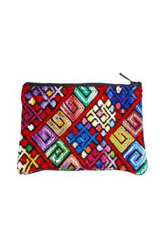 Vintage Textile Chiquita Chi Chi Pouch SM06 We give all the credit for these exquisite pouches to our very own bag maker in Guatemala, Irma Marisol. She and her husband take the most beautiful vintage Mayan textiles and huipiles and hand make these gorgeous one of a kind pouches that can be used as a coin purse, wallet or anything your heart desires. We are in love with each one as they all tell a story through their exquisite embroidered textile. Some have bold colors while others have bold pat Mayan Textiles, Vintage Textile, Coin Purse Wallet, Hearts Desire, Vintage Textiles, The Pouch, Ethical Fashion, Guatemala, Purse Wallet