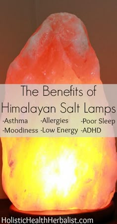 The Benefits of Himalayan Salt Lamps Did you know himalayan salt lamps release negative ions that have the ability to uplift mood, improve sleep, and even relieve allergies? #saltlamp #himalayansalt Himalayan Salt Lamp Benefits, Salt Lamp Benefits, Himalayan Salt Benefits, Lamps Aesthetic, Salt Lamps, Himalayan Salt Lamp, Salt Lamp, Surf Culture, Health Nut