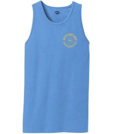 The many colors of the Joe's Surf Shop Sun Beach Wash® Garment-Dyed Tank Top brings such a fresh look to this men's surf tank top. With the coral, blue moon, and violet this pigment-dyed tank top is perfect for your summer outdoor activities. 5.5-ounce, 100% garment-dyed ring spun cotton Sizes S-4XL Printed in the USA Free Shipping on US orders 65$+ Blue Top For Summer Water Sports, Blue Crew Neck Tops For Water Sports, Crew Neck Tops For Water Sports In Summer, Moisture-wicking Crew Neck Top For Beach, Casual Tops For Water Sports In Summer, Moisture-wicking Tops For Water Sports In Summer, Summer Moisture-wicking Tops For Water Sports, Casual Summer Tops For Water Sports, Blue Tank Top For Beach Season