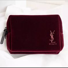 Ysl Red Makeup Pouch Cosmetic Bag From Ysl Beauty This Is A Gwp Item. Gift With Purchase Size:12cm X 9cm X 4.5cm 100% Brand New Luxury Red Pouch, Ysl Makeup Bag, Ysl Cosmetics, Ysl Makeup, Dior Cosmetics, Nylon Travel Bag, Cosmetic Bag Set, Red Makeup, Makeup Travel Case