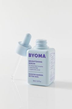 Formulated with BYOMA's unique barrier-boosting Tri-Ceramide Complex combined with a powerhouse pairing of squalane and glycerin, this lightweight serum helps instantly hydrate your skin while leaving a bouncy and glowing finish. Made vegan and cruelty free.Features. Lightweight face serum by BYOMA Available in 3 facial serums: Clarifying, Brightening & Hydrating Alcohol & fragrance free Vegan & cruelty free Content + Care. Ingredients: Aqua, Glycerin, Butylene Glycol, Squalane, Sodium Stearoyl Facial Serums, Shower Skin Care, Butylene Glycol, Glowing Skincare, Makeup Needs, Affordable Skin Care, Brightening Serum