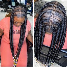 Plaits Hairstyles Black, Kids Uniform, Job Goals, Braids With Shaved Sides, Unique Braids