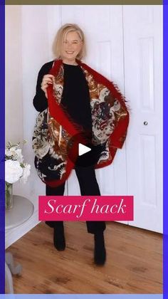 Wear Large Scarf, Large Scarves How To Wear, How To Wear Long Scarf Winter, How To Wear A Large Rectangular Scarf, Scarf With Dress How To Wear, Rectangular Scarf How To Wear, How To Wear A Rectangle Scarf, How To Wear Large Scarf, How To Wear A Big Scarf