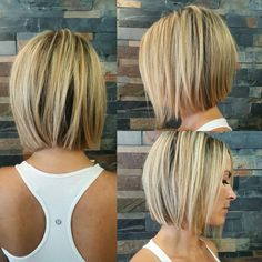 @batenchyk Popular Short Hairstyles, Short Hairstyles For Thick Hair, Bob Hairstyles For Fine Hair, Short Bob Haircuts, Penteado Cabelo Curto, Short Hairstyle, Short Blonde, Short Blonde Hair, Trendy Short Hair Styles