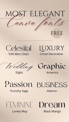 the most elegant font styles for your business