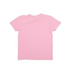 Item is in used condition. Small marks throughout T-Shirt. Small-Medium. >Size: M >Armpit To Armpit: 18" >Armpit To Cuff: 3" >Collar To Hem: 24" Pink Cotton T-shirt With Short Sleeves, Pink Soft-washed Short Sleeve T-shirt, Basic Pink T-shirt With Logo Print, Pink Soft-washed T-shirt With Crew Neck, Wholesale Shoes, Pink Shorts, Beauty Bag, Cardigan Coat, Active Wear Tops