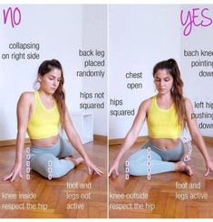 a woman sitting on the floor doing yoga