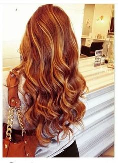 Ginger Hair With Lowlights, High Highlights, Red Hair With Blonde Highlights, Red Ombre Hair, Ginger Hair Color, Highlights And Lowlights, Hair Color Auburn