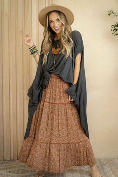 the Wren is our Boho Oversized Tees Tunic Dress. Our inspiring line of layer-able basics tops it off with an oversized shoulder barring tunic top or as a dress. Ruffled Denim Jacket, Maxi Floral Dress, Three Bird Nest, Estilo Hippie, Boho Style Outfits, Hippie Style Clothing, Printed Maxi Skirts, Lace Slip, Hippie Outfits