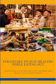 a group of people sitting around a table with food