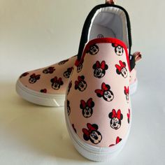 Nwt Disney Kids Minnie Mouse Canvas Slip On Sneaker - Size 13 Very Light And Breathable Canvas Slip On Brand New Never Worn Minnie Mouse Canvas, Baby Tennis Shoes, Nightmare Before Christmas Kids, Disney Junior Mickey Mouse, Disney Sneakers, Unicorn Shoes, High Top Tennis Shoes, Minnie Mouse Shoes, Toddler Boy Toys