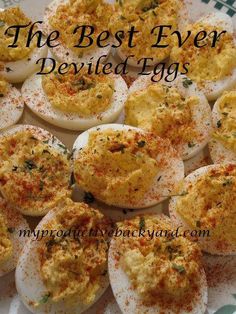 the best ever deviled eggs