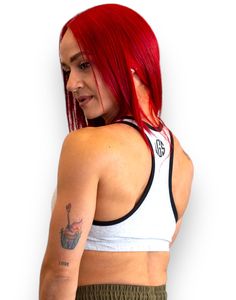 The Performance Sports Bra , the next generation in women's sports bras! These come in 3 colors, Black, Heather Grey and Island Peach. Sizes will be XS thru L. These are the most comfy tops that can be worn on their own or under a pump cover and of course with the new Lumber Jackie! These are true to size. Sporty Gray Stretch Crop Top, White Sports Bra For Athleisure, Sporty Breathable Crop Top With Medium Support, Sporty Crop Top With Medium Support And Breathable Material, White Racerback Workout Bra, Sporty Racerback Top With Medium Support, Racerback Crop Top For Sports With Light Support, Compression Racerback Tops For Light Sports, Racerback Crop Top With Light Support For Sports