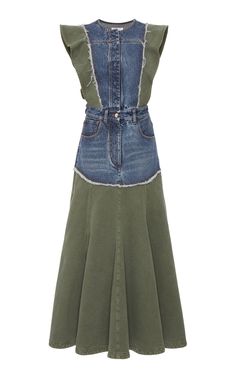 Maxi Dress Outfit Summer, Chloe Fashion, Denim Maxi Dress, Patterned Jeans, Denim Maxi, Boho Chic Outfits, Jeans Diy, Denim Design, Skirt Design