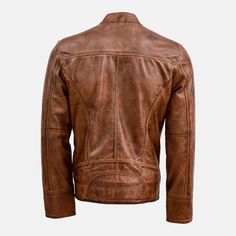 Introducing the Muztagh Premium Men's Brown Leather Waxed Jacket, a timeless fusion of sophistication and rugged charm. Crafted meticulously from premium sheep leather, this jacket boasts a classic vintage brown hue, exuding an air of effortless style. Its lightweight construction ensures comfort without compromising on durability. Embracing the iconic cafe racer design, this jacket embodies a sleek and tailored silhouette, perfect for any occasion, be it a casual outing or a night out in town. Classic Distressed Brown Leather Biker Jacket, Distressed Brown Fitted Leather Biker Jacket, Fitted Distressed Brown Leather Biker Jacket, Rugged Brown Leather Jacket, Rugged Brown Leather Jacket With Leather Lining, Rugged Brown Leather Jacket For Winter, Classic Brown Leather Jacket For Winter, Brown Fitted Masculine Leather Jacket, Masculine Fitted Brown Leather Jacket