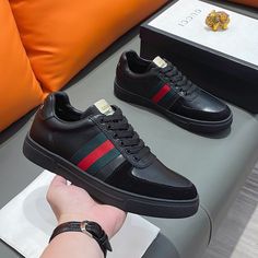 Brand New And Unused, No Defects. 3-5 Shipped. Black Casual Shoes, Shoes Gucci, Shoes Color, Gucci Black, Gucci Shoes, Black Casual, Womens Shoes Sneakers, Casual Shoes, Shoes Sneakers