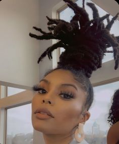 Loc Updo, Natural Hair Movement, Top Knot Bun, Knot Bun, Beautiful Dreadlocks, Short Locs Hairstyles, Dreadlock Styles, Dread Hairstyles, Dreadlock Hairstyles