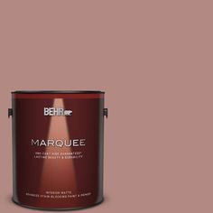 the behr marquee paint in teal is shown on a blue background