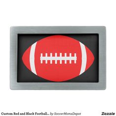 #Red #Football #Belt #Buckle A Football, Belt Buckle, Belt Buckles, Buckle, Football, Green, Red