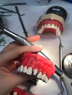 My first attemp to prep maxillary central tooth  #dentistry #dentalstudent #dentalmedicine Nursing School Inspiration, Medical School Life, Dental Anatomy