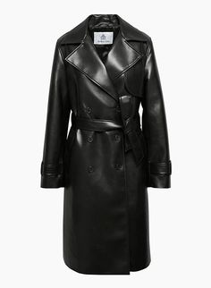 Zara Coats Women, Aritzia Jacket, Zara Coat, Faux Leather Coat, Leather Trench, Double Breasted Trench Coat, So Real, Women's Coats And Jackets, Dusters