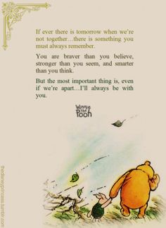 a winnie the pooh birthday card with an illustration