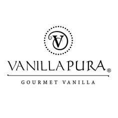 the logo for vanilla pura gourmet vanilla