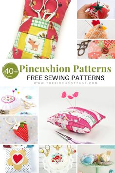 pincushion patterns for sewing and crafts