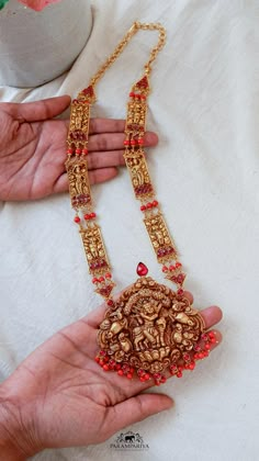 Ruby Necklace Designs, Coral Jewelry Set, Temple Jewelry Necklace, Gold Jewels Design, Neck Pieces Jewelry, Fancy Jewelry Necklace, Gold Mangalsutra Designs