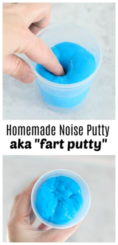 A fun and noisy combination of science and fun! This homemade noise putty is easy to make and kids love it. A great rainy day activity. Sensory Play For Elementary, Fun Indoor Summer Activities For Kids, Rainy Day Toddler Crafts, Easy Rainy Day Activities For Kids, Preschool Activities Easy, Easy Science Crafts For Kids, Rainy Day Projects For Kids, Rainy Day Kids Crafts, Sensory Activities For School Age Kids