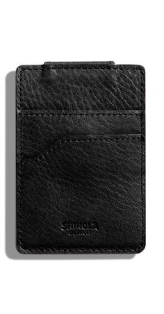 Magnetic Money Clip Card Wallet | Shinola® Detroit Shinola Detroit, Silver Money Clip, Clip Cards, Identity Theft, Money Clip Wallet, Perfect Bag, Leather Wraps, Top Rated, Card Wallet