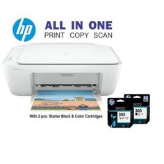 an hp printer with 2 ink cartridges and one print copy card for $ 25 99