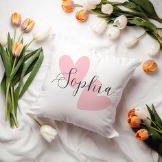 ❤️ Personalized Name  Pillowcase ❤️ Add a touch of love and personalization to your home with our *Personalized Name Pillow Cover*. This charming pillow features a delightful heart design, perfect for expressing affection and warmth for your loved ones. Whether you're looking for a unique gift or a special piece for your own space, this pillow is ideal. ❤️ Product Features: - *Customizable Text*: Add the recipient's name or a heartfelt message to make this pillow truly one-of-a-kind. - *High-Quality Material*: Made from soft and durable fabric, ensuring comfort and longevity. - *Vibrant Heart Design*: Beautifully printed hearts that add a pop of color and charm to any room. - *Perfect Gift*: Ideal for anniversaries, birthdays, Valentine's Day, or any special occasion. ❤️How to Personalize: Personalized Pillow Cover, Heart Pillow, Nursery Pillows, Personalized Pillows, Etsy Pillow Covers, Heartfelt Gifts, Heart Design, Pillow Cases, Halloween Shopping