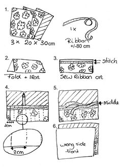 the diagram shows how to make an origami box with different shapes and sizes